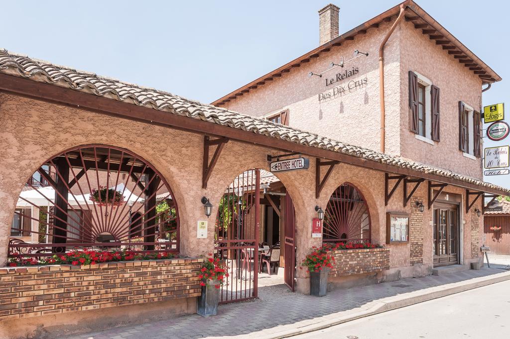 Le Relais Des Dix Crus - Logis Hotel B&B Corcelles-en-Beaujolais Exterior photo